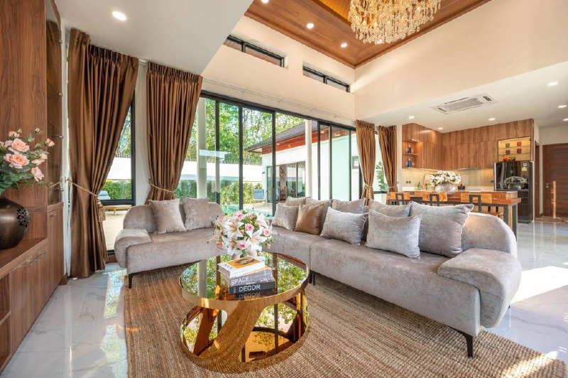 Villa Kiri Buddha Phuket living room