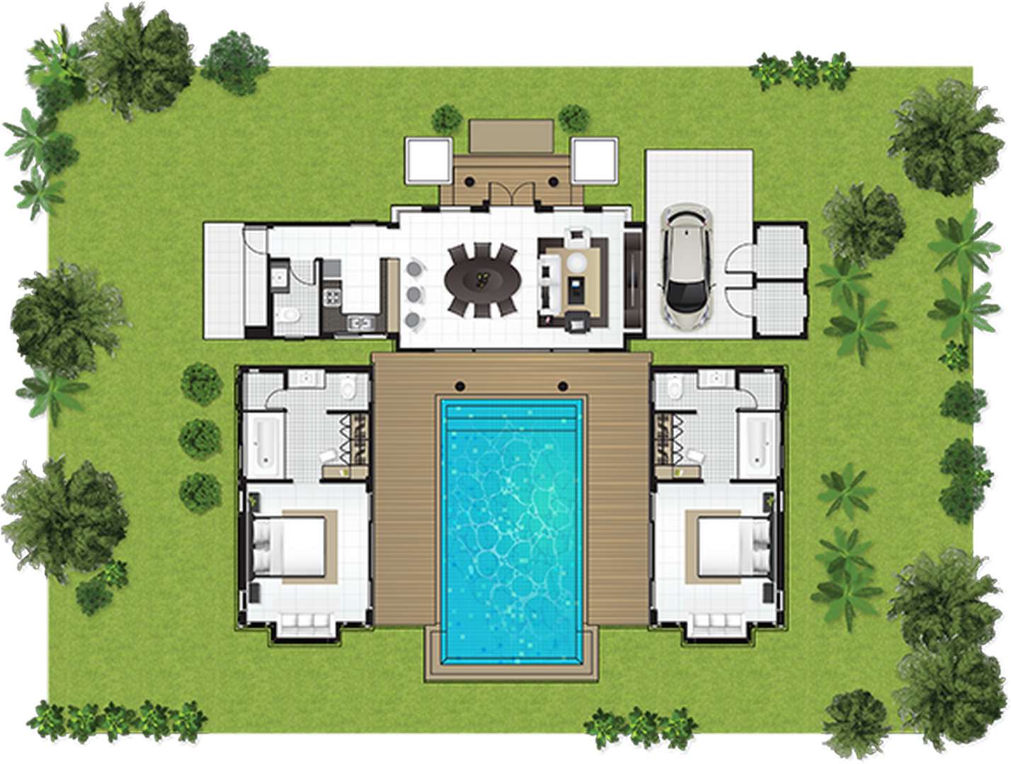 Villa Kiri Buddha Phuket plan