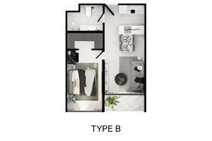 Spacious 1 bedroom apartment in a new complex near Layan Beach, Phuket