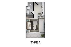 Studio apartment in a new complex near Layan Beach, Phuket