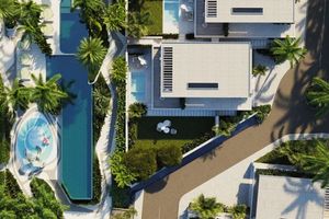 Two-storey villa Breeze with 4 bedrooms and a swimming pool in Chalong area in Mutti Family Villas complex