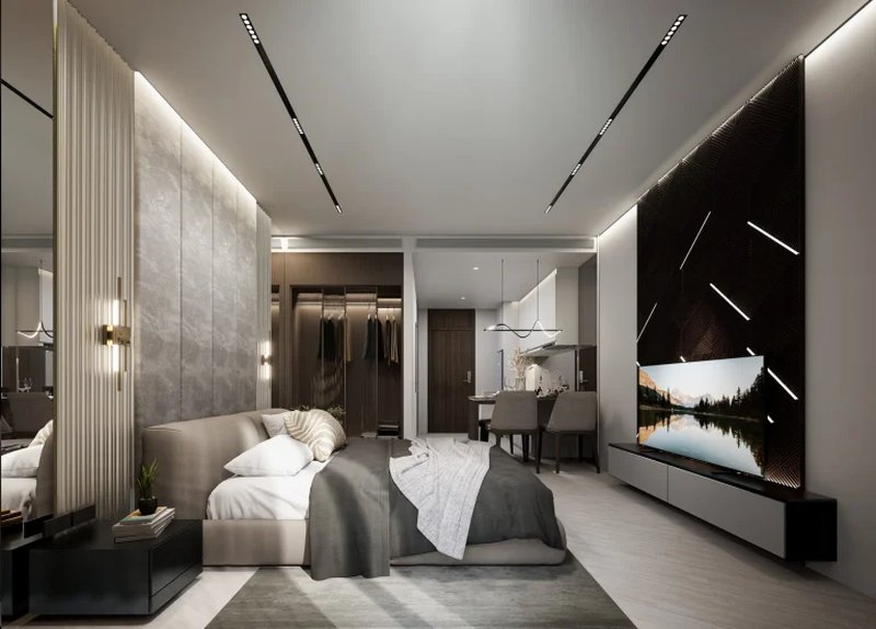 Studio apartment in a new complex near Layan Beach, Phuket