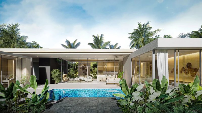 3 bedroom villa with private pool 350 meters from the sea, Phuket at Amrits Luxury Villas