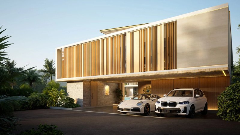 Two-storey villa with 4 bedrooms and private pool in Cherng Talai, Thailand, in Avalin Villas complex