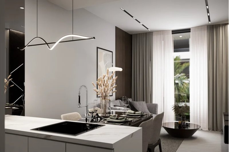 Spacious 1 bedroom apartment in a new complex near Layan Beach, Phuket