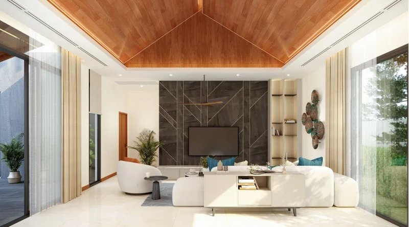 3 Bedroom Villa with pool in Cherng Talai area, Phuket in Bougainvillea Villa