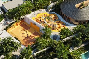 Two-storey villa Breeze with 4 bedrooms and a swimming pool in Chalong area in Mutti Family Villas complex