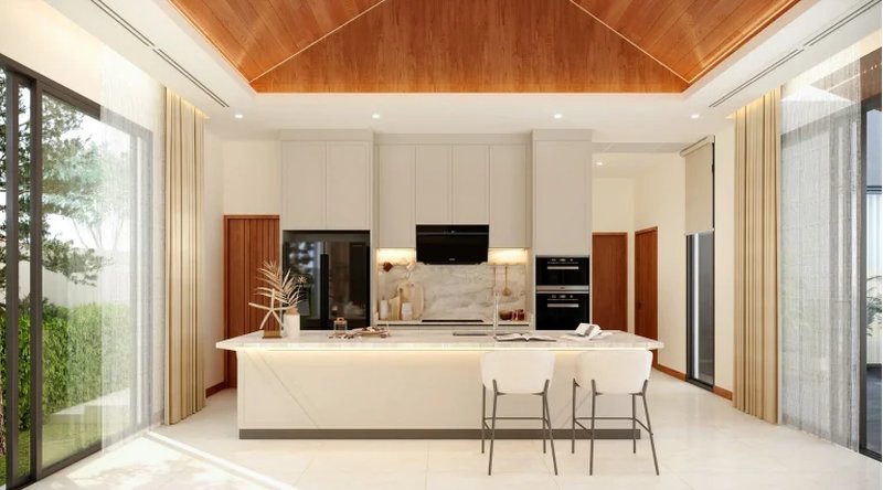 3 Bedroom Villa with pool in Cherng Talai area, Phuket in Bougainvillea Villa