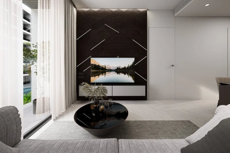 Spacious 1 bedroom apartment in a new complex near Layan Beach, Phuket