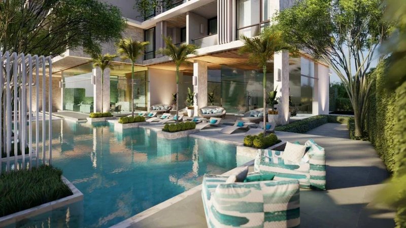 Spacious 1 Bedroom Apartment with Sea View in Kata Area, Phuket at Kata View Complex