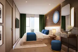 Bedroom of condo in Kathu