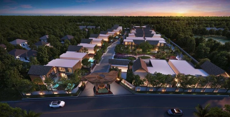 3 Bedroom Villa with Pool in Talang Area, Phuket at Serene Raya Bang Jo