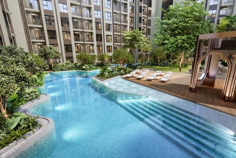 Interior of condo in Kathu