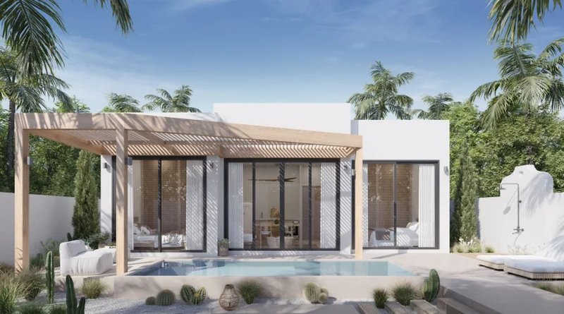 วิลล่า 2 ห้องนอนพร้อมสระว่ายน้ำในถลางภูเก็ตที่ซันไรส์เอสเตท