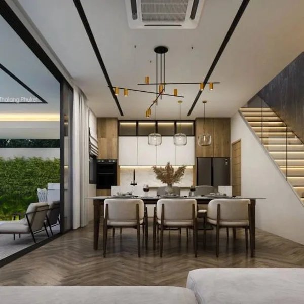 วิลล่าสองชั้น 3 ห้องนอนพร้อมสระว่ายน้ำส่วนตัวในบางเทา,ภูเก็ตที่ดารียาวิลล่าคอมเพล็กซ์