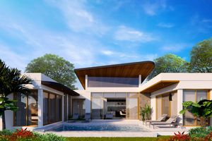 Двухэтажная вилла с 4 спальнями и частным бассейном в районе Чалонг, Пхукет в комплексе 99 Phuket Andaman TRopical Home