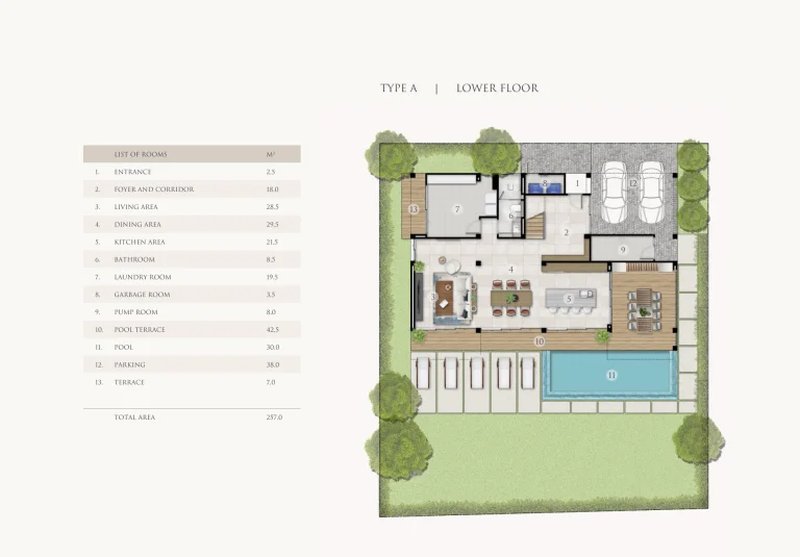 Luxury 2 storey villa in Chalong area, Phuket at La Vista Luxury villas