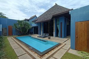 Finished villa with 2 bedrooms and a swimming pool in Wings Villas complex