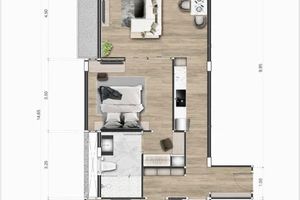 Deluxe 2 Bedroom Apartment with Sea View in Patong Area, Phuket at Coral Beach Oceanview Resort