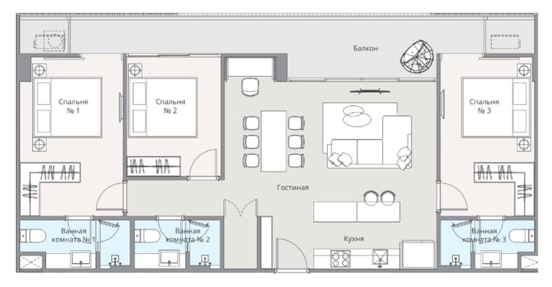 3 Bedroom Apartment next to the Lagoon, Phuket at Laguna Lake Residences Aster