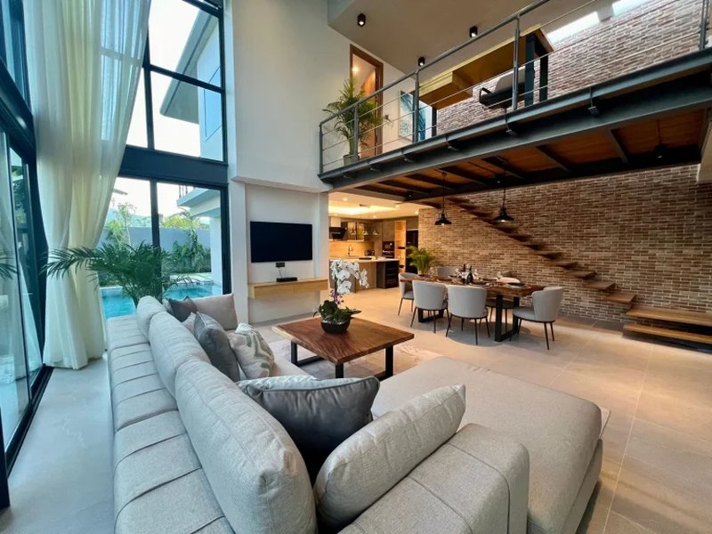 Two-storey 3 bedroom villa with private pool in Cherng Talai area, Phuket in Riverhouse Phuket