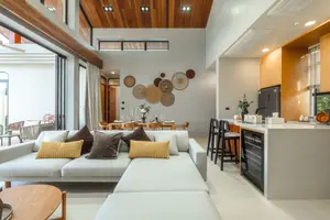 ห้องนั่งเล่นของวิลล่า ในเทพกระษัตรี
