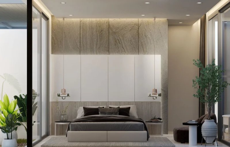 Two-storey 4 bedroom villa with swimming pool near Layan Beach, Phuket at Walai Layan Villas