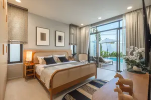 ห้องนอนของวิลล่า ในเทพกระษัตรี