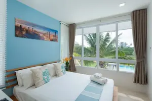 Bedroom of condo in Rawai