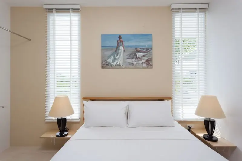 Bedroom of condo in Rawai