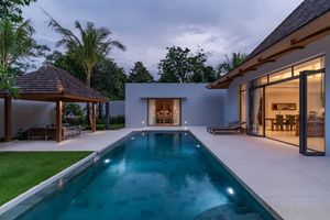 Luxury finished villa with pool in Talang area, Phuket in Anchan Tropicana complex