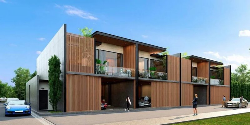 Two-storey 3 bedroom townhouse with swimming pool in Rawai area, Phuket at WamDom Villas Rawai