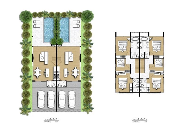 Two-storey villa with private pool 5 minutes from Patong Beach, Phuket in Tropical Heights Villas Patong