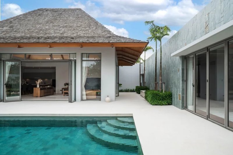 Luxury finished villa with pool in Talang area, Phuket in Anchan Tropicana complex