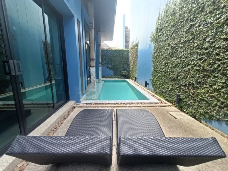 Finished 1 bedroom villa with pool in Cherng Talai area, Phuket at Wings Villas