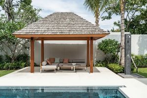 Luxury finished villa with pool in Talang area, Phuket in Anchan Tropicana complex