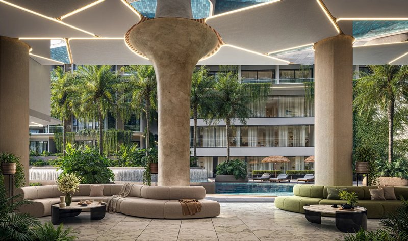 Spacious 1 bedroom apartment in a new complex near Layan Beach, Phuket