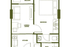 1 Bedroom Apartment in Wichit Area, Phuket at The Base Rise
