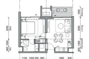 1 Bedroom Apartment near Bang Tao Beach, Phuket in Gardens of Eden