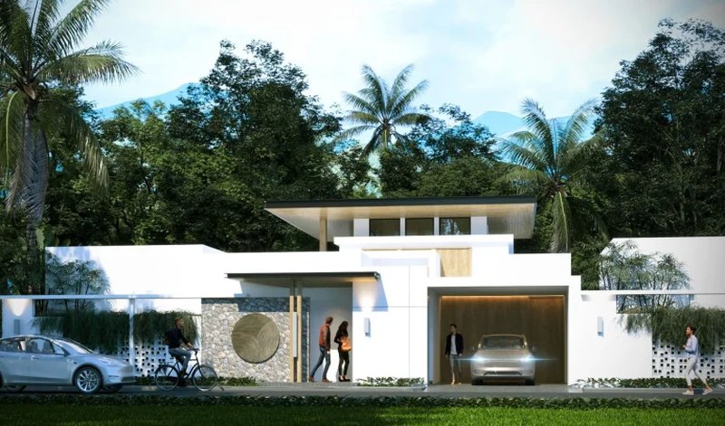 4 bedroom villa with pool 850 meters from Rawai Beach, Phuket at Monetaria villas