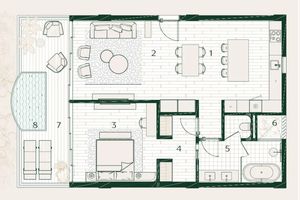 1 Bedroom Apartment with Private pool in Premium condo Hotel near Bang Tao Beach, Phuket in Layan Verde