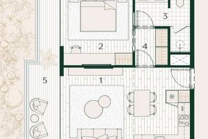 1 Bedroom Apartment near Bang Tao Beach, Phuket in Layan Verde