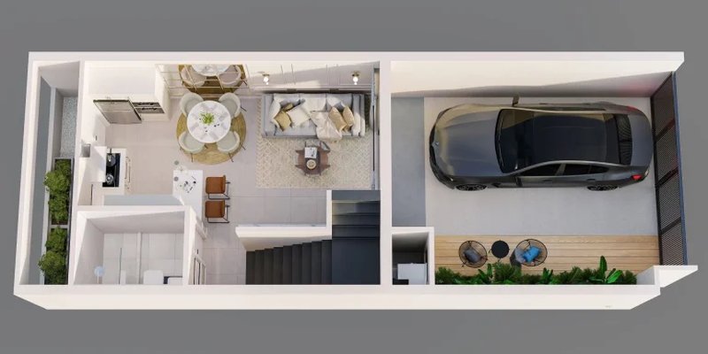 Two-storey 3 bedroom townhouse near Nai Yang Beach, Phuket in Sun&Sea by Chao Wilai