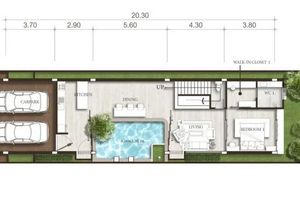 Two-storey 3 bedroom villa with private pool in Talang area, Phuket at Prime Villas Srisoonthorn