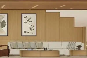 ห้องนั่งเล่นของวิลล่า ในศรีซันตัน