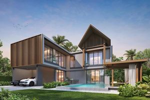 3 Bedroom Villa with Pool in Talang Area, Phuket at Serene Raya Bang Jo
