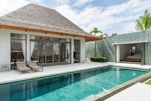 Luxury finished villa with pool in Talang area, Phuket in Anchan Tropicana complex