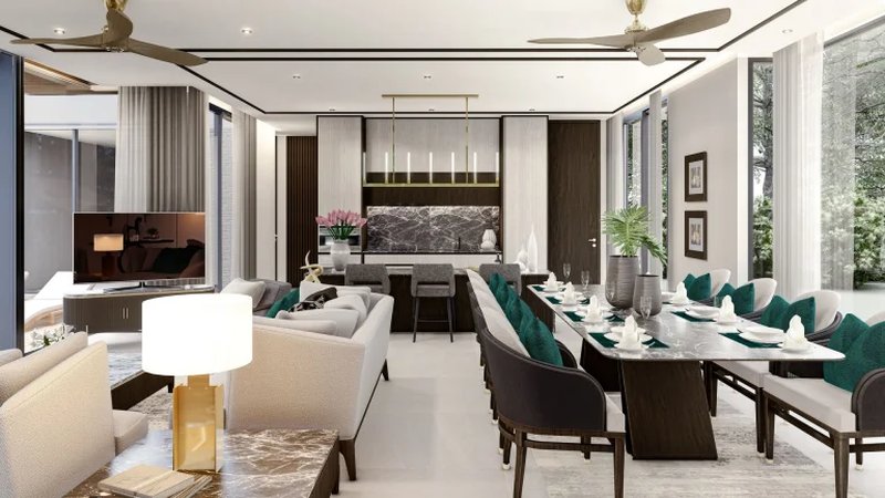 Luxury 4 Bedroom villa with private pool in Bang Tao area, Phuket at The Ozone Grand Residences