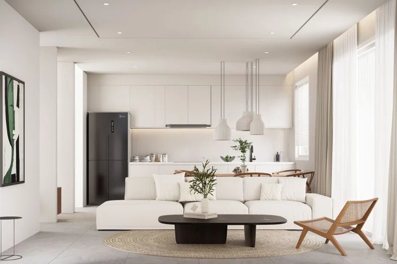 Two-storey 4 bedroom house in Ratsada area, Phuket in Midori Complex