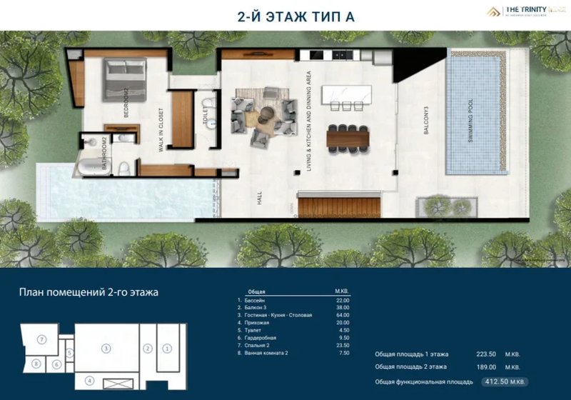 Stylish villa with pool in Talang area, Phuket in The Trinity Village